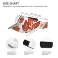 thumbnail image 4 of Disketp Acorns And Autumn Leaves Sun Visors for Women Men Unisex Tennis Golf Visor Hat Adjustable Summer Hats Sport Outdoor Visor Hat UV Protection Cap, 4 of 8