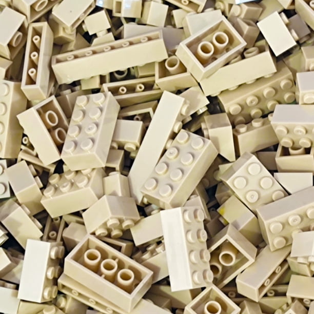Lote de bloques de construcción de 120/240 Uds., paquete de ladrillos clásicos de ciudad clasificados por bloques de colores, placa de juguete creativo Compatible con,sand color