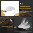 thumbnail image 5 of Sougayilang Jigs Fishing Lures Sinking Metal Spoons Micro Jigging Bait, 5 of 8