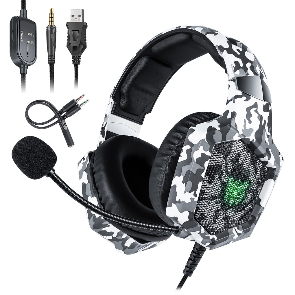 K8 camouflage headphones