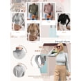 thumbnail image 6 of Weardear Women's Turtleneck Sweaters 2024 Fall Fitted Long Sleeve Pullover Sweater Ribbed Knit Basic Tops, 6 of 9