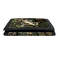 thumbnail image 5 of POLERO Trifold Card Wallet Bass Camo Leaf Print Foldable Children's Wallet for Sports, Elastic Polyester Velcro Kids Trifold Wallet, 5 of 7