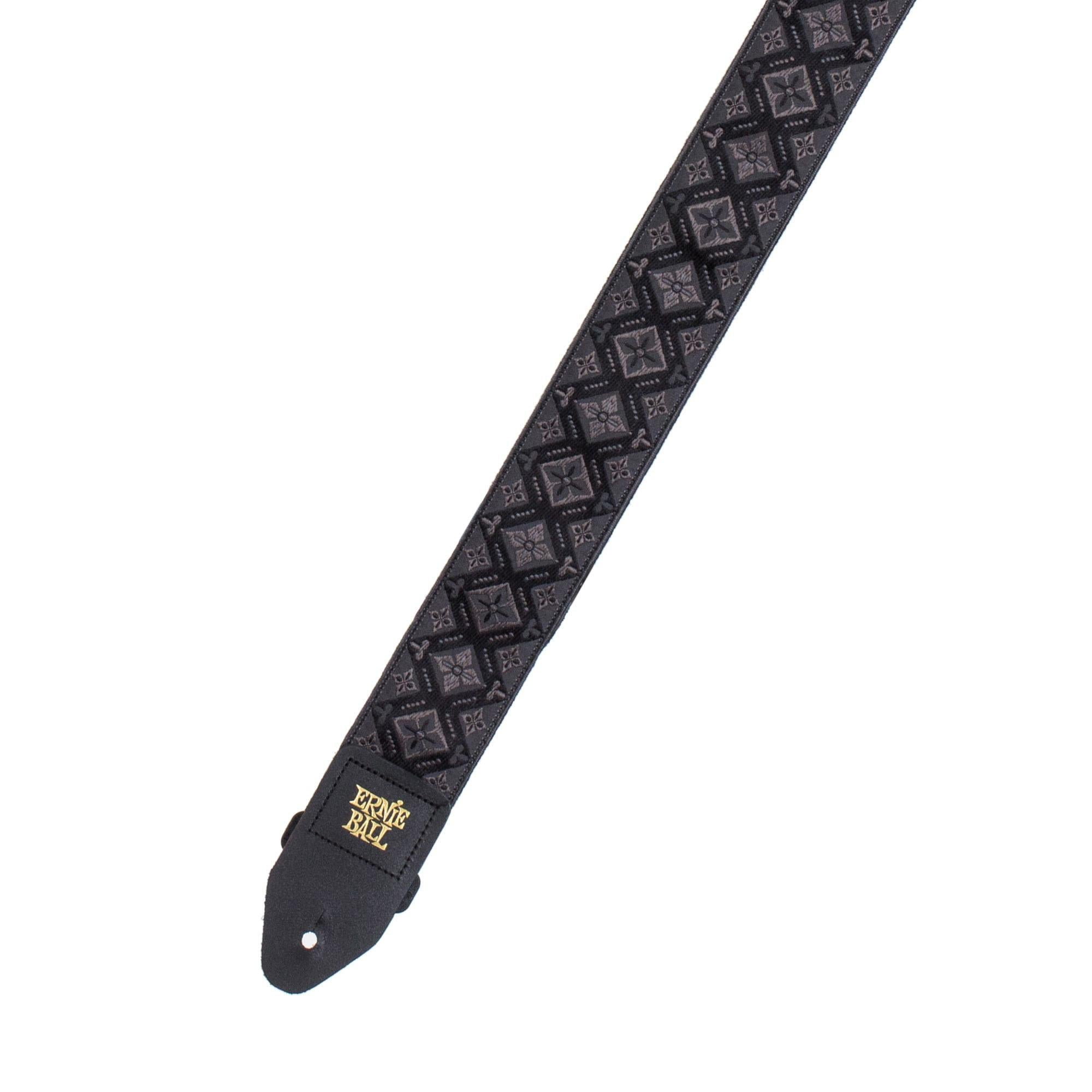 ernie ball guitar strap black