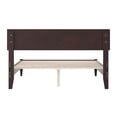 thumbnail image 5 of Modern Low Profile Platform Bed - Solid Wood Bed Frame - Espresso Finish - Full Size Bed, 5 of 6