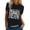 Black, variant on Women's Short Sleeve T-shirt Slim Fit Summer Casual Top Soft Breathable