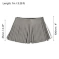 thumbnail image 2 of Unique Bargains 1 Yard 4 Inch Faux Leather Fringe Trim Tassel Fringe for Sewing, Gray, 2 of 6