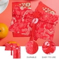 thumbnail image 2 of ifundom 2pcs Red Fabric Pouches for Lunar New Year Spring Festival Envelopes, Chinese Style for Special Occasions and Celebrations, 2 of 6