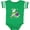 Football Green and White, variant on Inktastic St Patricks Day Irish Unicorn Illustration with Shamrocks Boys or Girls Baby Bodysuit