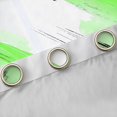 thumbnail image 4 of Manfei Waves Geometric Stripe Blackout Curtains Set of 2 (52x84 Each),Retro Graffirti Lines Window Curtains,Green White Black Curtains and Drapes For Boys Girls,Microfiber Bedroom Decor, 4 of 6