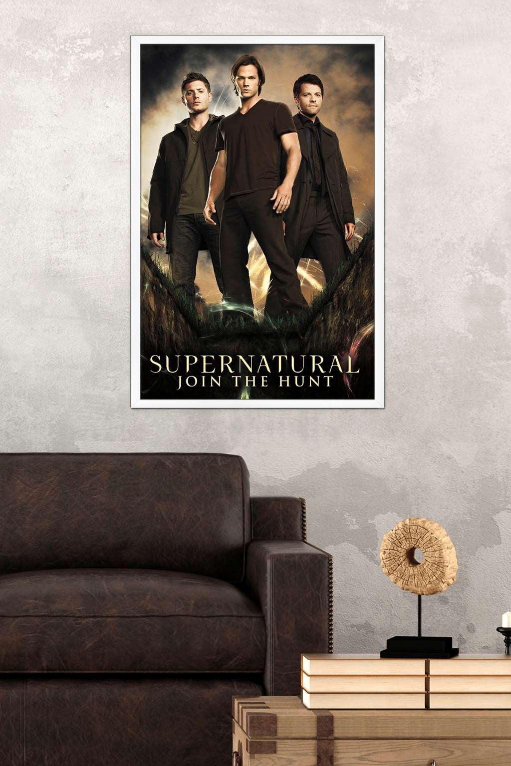 Supernatural - Group Wall Poster, 22.375" x 34", Framed