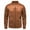 Brown, variant on Men's Autumn Winter Trendy Casual Suede Cargo Jacket Lightweight Sports Outerwear for Daily Wear