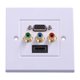 thumbnail image 5 of VGA+Interfaz multimedia de alta definición 3RCA Placa de pared Panel Socket para decoración de hotel, oficina en casa, 5 of 5