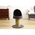 thumbnail image 1 of Max & Marlow 9034101 15 in. Rond 27 in. Lit de Luxe à Baldaquin & Scratching Post&44; 18 in. Base, 1 of 1
