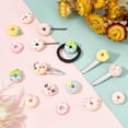thumbnail image 4 of 22Pcs 11 Style Resin Cabochons DIY for Mobile Phone Decoration & Bobby Pin Accessories Doughnut Mixed Color 20.5~27.8x7.5~15.5mm 2pcs/style, 4 of 5