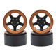 thumbnail image 5 of Llantas de rueda RC de 4 piezas, llantas de rueda RC de aleación de aluminio mecanizado CNC de 2,2 pulgadas para TRX4 para SCX10 para 1/10, 5 of 10