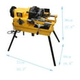 Conduit Thread Maker 220V Pipe Threader Machine Electric Pipe Threading Machine Cutter Power ...