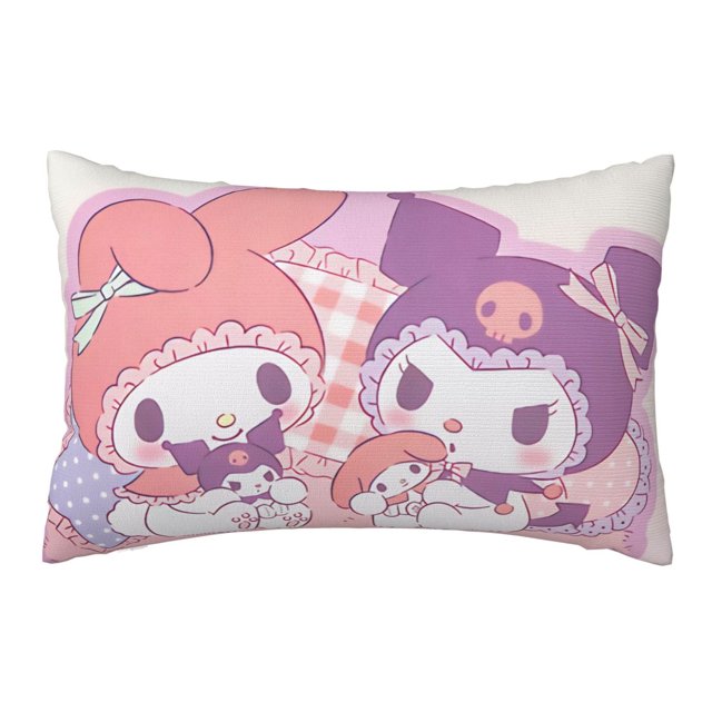Funda de almohada Mew-two Poke-mon, bonita funda de cojín, juego de cojines traseros de dibujos animados, ropa de cama suave, decoración del hogar, regalos de boda, 20 x 30 pulgadas