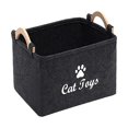 thumbnail image 2 of Organizador de Juguetes para perros Yinane Contenedor de cesta de almacenamiento Gris oscuro, 2 of 8