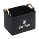 thumbnail image 1 of Organizador de juguetes para perros jinwen cesta rectangular para artículos de cachorros para ropa de mascotas mantas Gris oscuro 14,96 x 9,84 x 7,09 pulgadas, 1 of 8