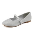 thumbnail image 1 of Dream Pairs Zapatos de vestir planos Mary Jane para niñas pequeñas Pedrería Boda Niños SERENA-100-KIDS Dream Pairs SERENA-100-KIDS, 1 of 5