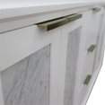 thumbnail image 4 of Trento 61" Double Round Sink Solid Wood Vanity in White/Gray Granite Stone, 4 of 15