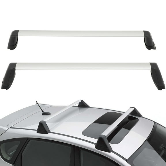 ECCPP Silver Roof Rack Cross Bar Luggage Cargo Carrier Rails Fits For Subaru Impreza 2017-2020 Roof Rack Crossbars