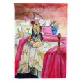 thumbnail image 1 of "Caroline's Treasures 7006GF Airedale Terrier Waiting on Mom Flag, pequeña, multicolor" Caroline's Treasures 7006GF, 1 of 1