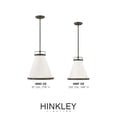 thumbnail image 2 of 1-Light Medium Pendant in Traditional-Transitional Style 13.5 inches Wide By 14.75 inches High-Lacquered Brass Finish Bailey Street Home, 2 of 9