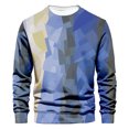 thumbnail image 1 of Gibobby Sudaderas hombre Sudadera Arqueada Panel Sudadera con Capucha para Hombre(Azul,XG), 1 of 2