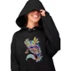 thumbnail image 1 of Sudadera Negra Axolotl Alebrije- Dia De Muertos, 1 of 6