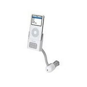 Belkin TuneBase FM for iPod - Holder / FM transmitter / charger for digital player - white - for Apple iPod (4G, 5G); iPod mini