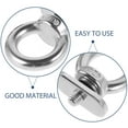 thumbnail image 3 of Shisuyan 2pcs Kayak Eyelet Stainless Steel Eyelet Easy to Install Kayak Track Mount Tie Down Eyelet for RVs Canoes Tents and Boat Modifications (M6, 304 Stainless Steel), 3 of 9