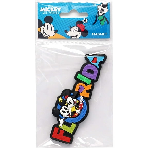 Magnet - Soft Touch Figure - Mickey & Minnie Florida