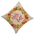 thumbnail image 1 of Bewildely Funda de almohada con estampado de cremallera oculta, parte de Acción de Gracias, funda de almohada, fundas de cojín, decoración de patrones Decoración del hogar dos 21GM15 Bewildely HA060852-02B, 1 of 6