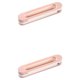 thumbnail image 3 of Yuarrent Estante para zapatillas de baño plegable múltiple, impermeable, para baño, pared de baño, escurridor, estante plegable para Rosado 2Conjunto, 3 of 6
