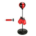 thumbnail image 2 of Red Sport Boxing Set Punching Bag With Gloves - Punching For Kids, 2 of 3