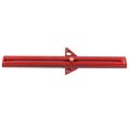 thumbnail image 2 of Woodworking Track Ruler, Aluminum Alloy Rust Proof  Smoothly Slide Multifunctional Ruler With Screw For Furniture Manufacturing For Carpenter 40cm/15.7in, 2 of 8