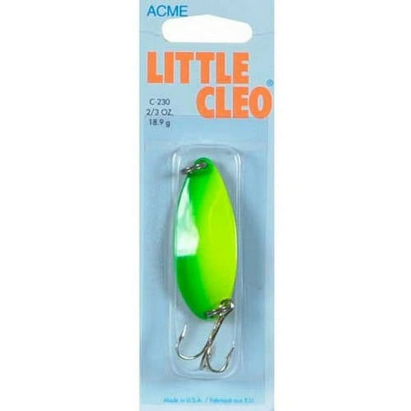 Acme Tackle Fishing Spoon, Hump Back Shape, Little Cleo 2/3oz, 1pk
