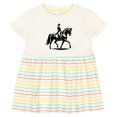 thumbnail image 3 of Inktastic Dressage Lady on Horse Girls Baby Dress, 3 of 5
