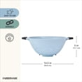 thumbnail image 5 of Farberware Soft Grips 5-Quart Colander Slate Blue, 5 of 12
