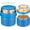 Blue, variant on 2 in 1 Double Insulated  Jar 8oz Soup Thermo with Snack Container  Thermo for Hot  Lunch Containers Wide Mouth Vacuum Stainless Steel Leak Proof for School Travel(Blue)