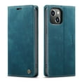 thumbnail image 6 of K-Lion Luxury Leather Wallet Case for iPhone 14 Plus with Card Slots Money Pocket Kickstand Magnetic Closure Shockproof Purse Case For iPhone 14 Plus,Blue, 6 of 7