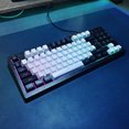 thumbnail image 2 of Zootealy Compact 87-Key RGB Gaming Keyboard with Black and White Keycaps - Durable ABS Material, Dual-Color Injection Molding, Volcano Mouth Structure, 2 of 7