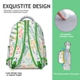 thumbnail image 5 of Vintage Sunflower Print Backpack for Women - Sturdy Canvas School Bookbag with Laptop Pocket, Wide Mouth Opening, Adjustable Straps, Retro Floral Design Perfect for Campus Office, 5 of 6
