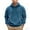 Blue, variant on Mens Shirts Under $10 Men's Oversized Winter Soft Casual Sweatshirt with Double Sided Brushed Interior Cozy Gift for Holiday Season
