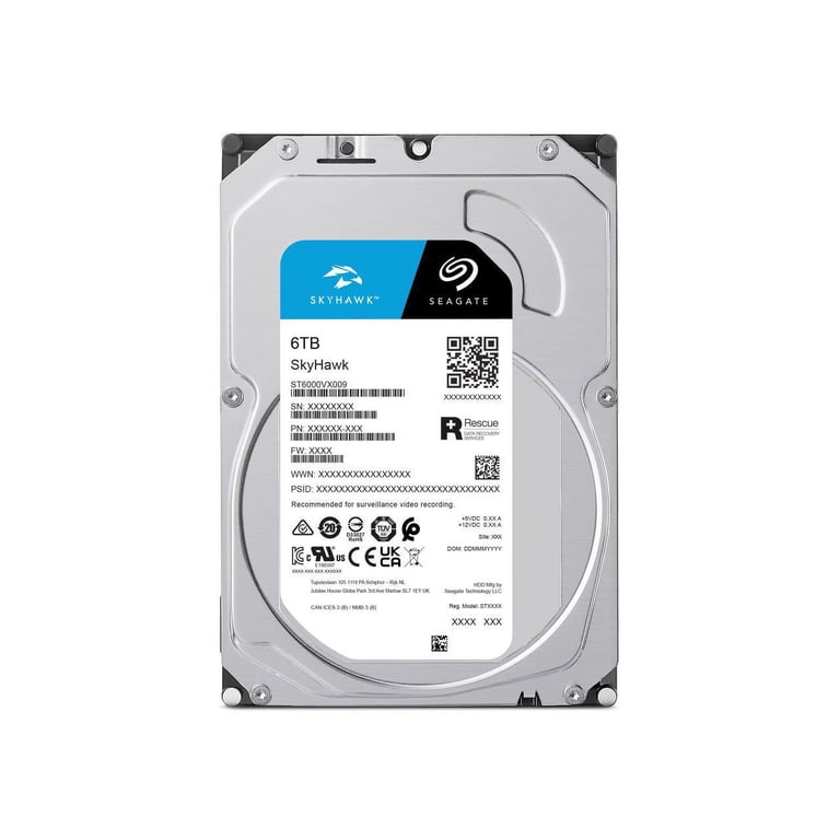 C*C様 Seagate SkyHawk 6TB HDD Seagate Skyhawk 6TB Internal HDD - Computer Hard Drive Storage