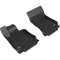 3D MAXpider Custom Fit Kagu Floor Mat (Black) Compatible with Alfa Romeo Giulia/Giulia Quadrifoglio 2017-2025 - Front Row R1