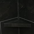 thumbnail image 2 of Palisade Vinyl Waterproof Corner Shower Shelf Black Ice, 2 of 6