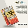 thumbnail image 2 of Funny Beer Now Cheaper Than Gas Metal Sign Novelty Man Cave Home Bar Garage Shop Decor Pub Wall Art, 2 of 7