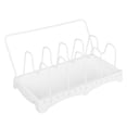 thumbnail image 2 of Pot Lid Rack, Cutting Board Stand, Sturdy Stainless Steel Material Kitchen Storage Rack, For Placing Cutting Boards Pot Covers, 2 of 8